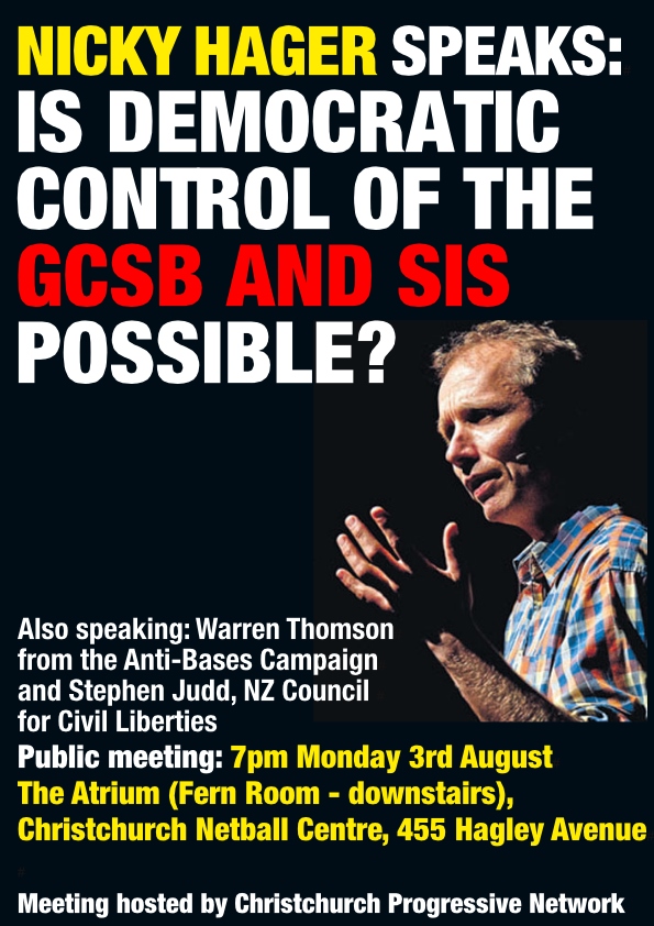 Post for Is Democratic Control of the GCSB and SIS possible?